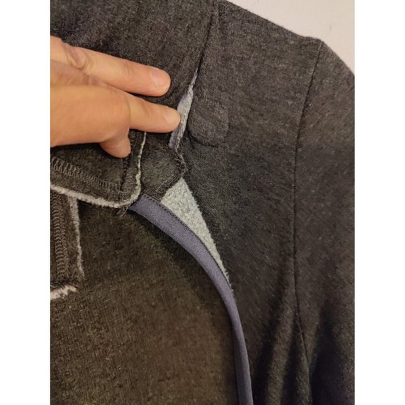 NESH Luxe Women's Cardigan Organic Cowl Neck Open Front Assimetric Cardigan Sz S - Picture 3 of 8